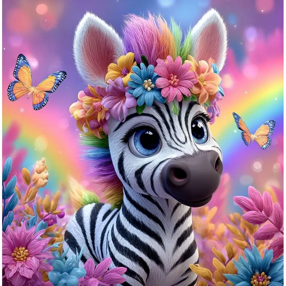 Art Craft Zebra - CHENISTORY 제브라 5D 다이아몬드 페인팅 홈