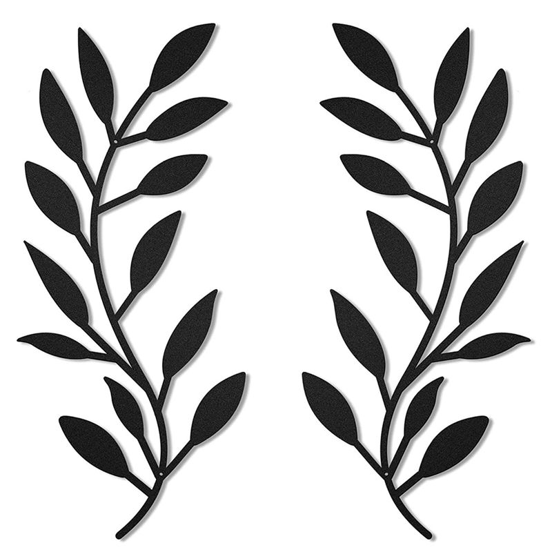 Art Craft Leaves - AA94-2 조각 금속 잎사귀 벽 장식