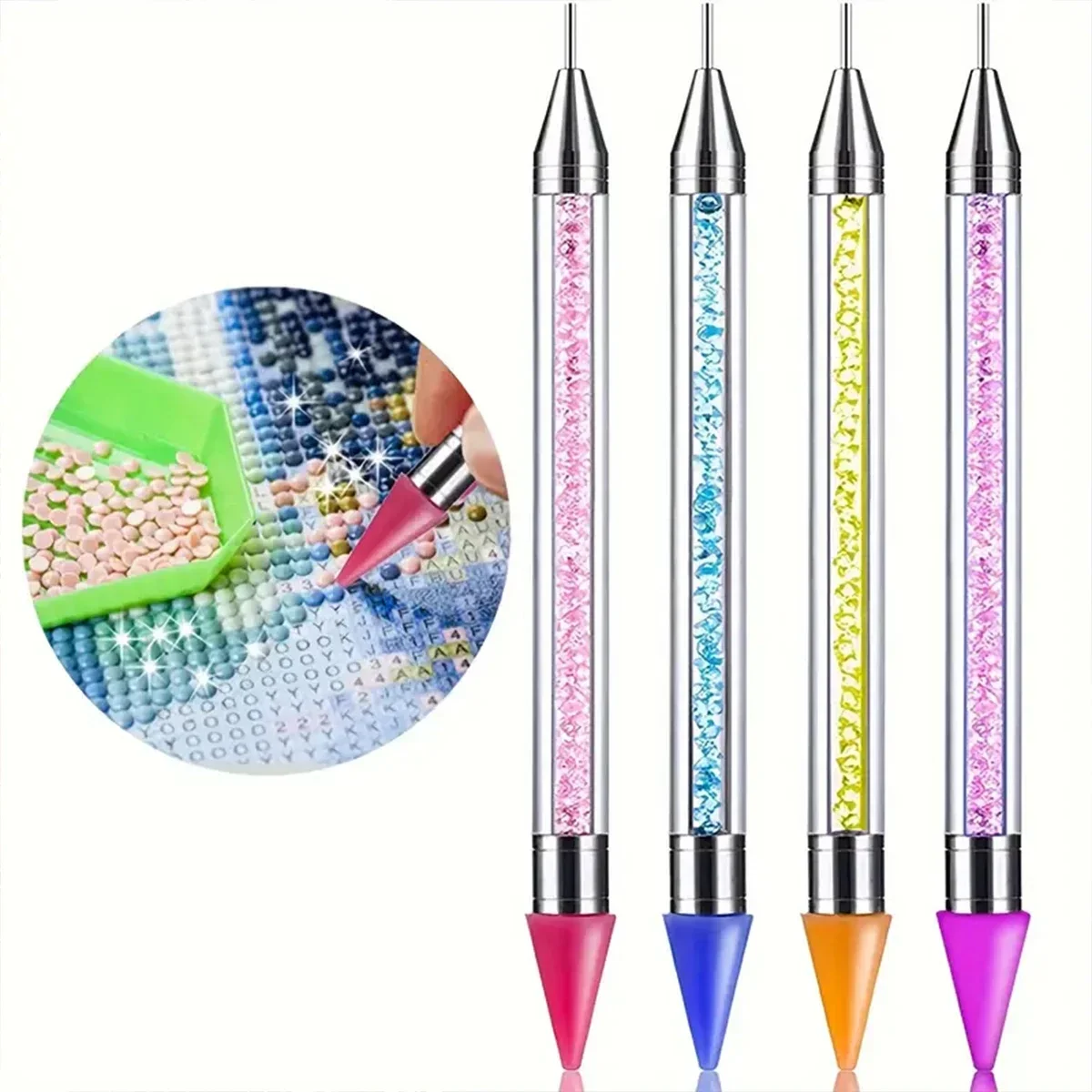 Art Craft Tools - 왁스리스 다이아몬드 페인팅 도구, 더블 팁
