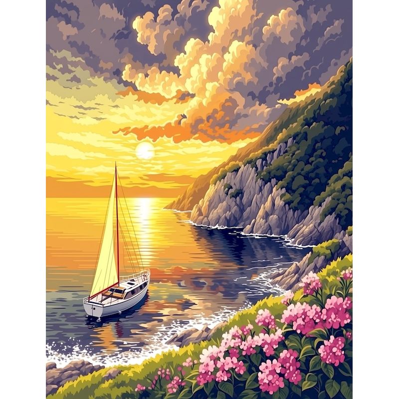 Art Craft Ideas Easy - GATYZTORY 숫자로 그리는 그림 수공예품 아트