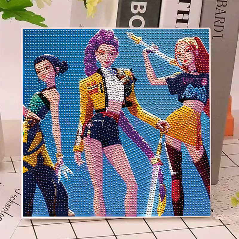 Art Craft Kit - 애니메이션 헌터즈 걸스 루미 밀라 조이