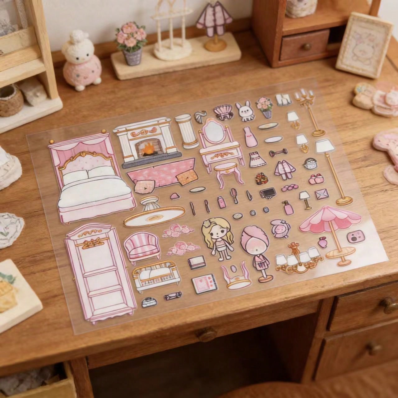 핑크 사쿠라 나무 호텔 룸 DIY 어린이 공예 스티커  - Art Craft For 3 Year Old 리뷰 및 가격
