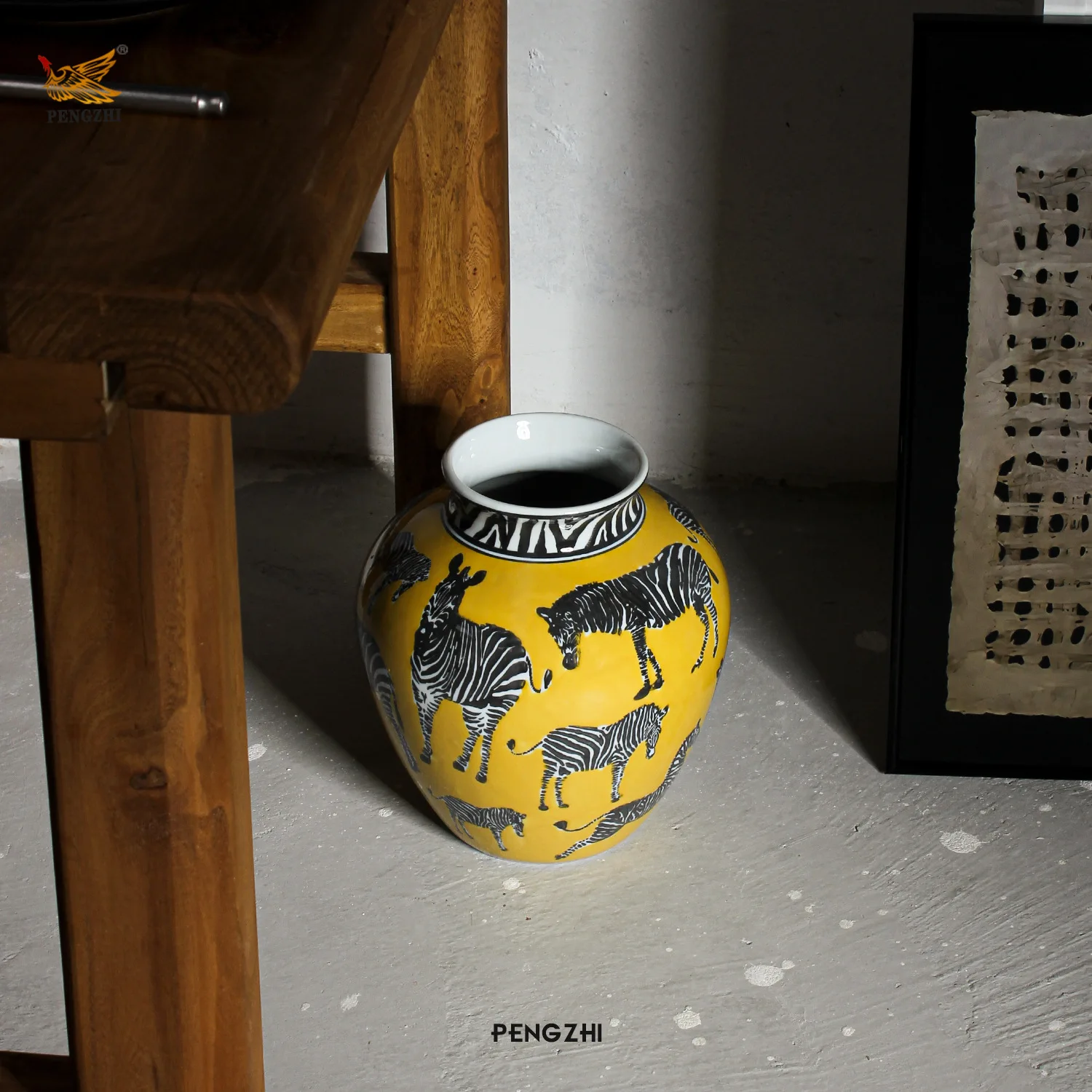 세라믹 꽃병 얼룩말 무늬 빈티지 도자기 꽃병 꽃병 예술 - Art Craft Zebra 리뷰 및 가격