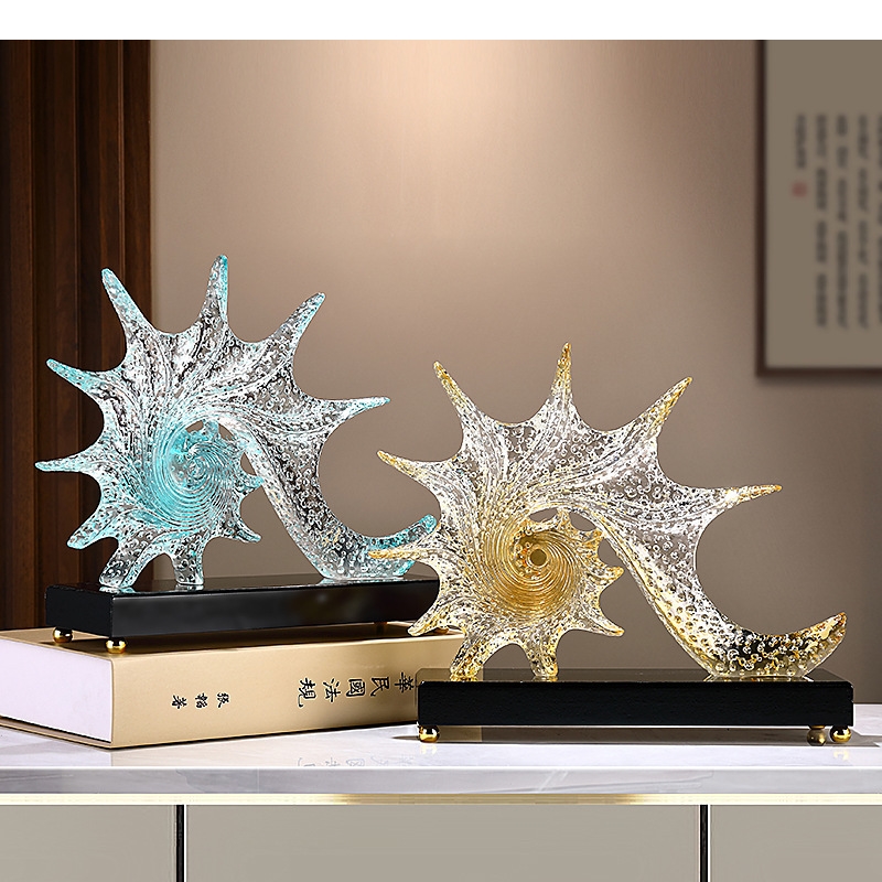 가벼운 럭셔리 불가사리 조각 로비 장식 수지 공예 호텔 - Light Art And Craft 리뷰 및 가격