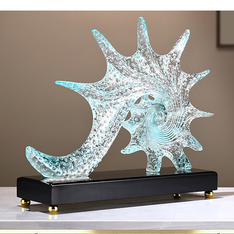 가벼운 럭셔리 불가사리 조각 로비 장식 수지 공예 호텔 - Light Art And Craft 리뷰 및 가격