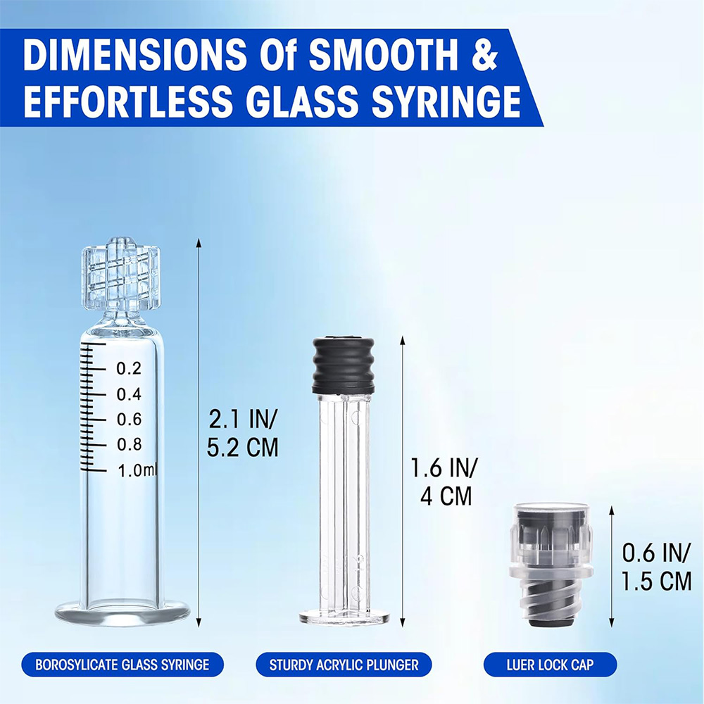 1ml 유리 루어형 애완동물 사료 계량기 재사용 가능한 - Art Craft Tools 리뷰 및 가격