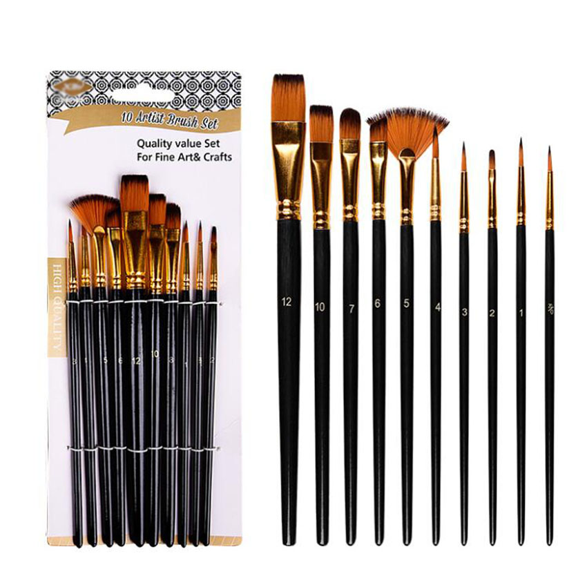학생용 수채화 구아슈 페인트 브러시, 나일론 헤어 유화 - Gouache Paint Set 리뷰 및 가격