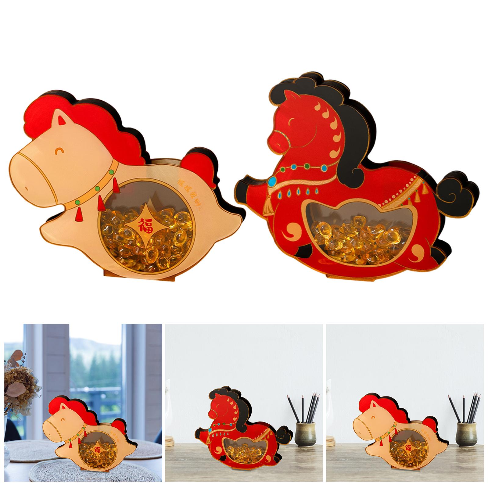 말 모양 조각상 나무 말 조각상 테이블 장식품 책장,  - Art Craft Restaurant 리뷰 및 가격