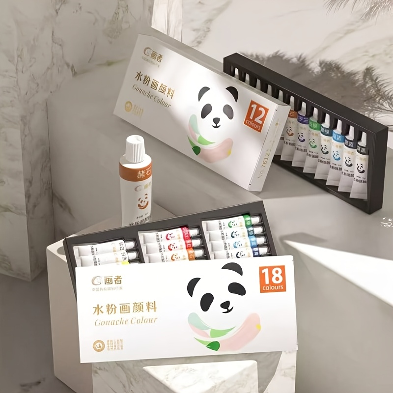 구아슈 물감 세트 - 아티스트급 12/18/24색, 캔 - Gouache Paint Set 리뷰 및 가격