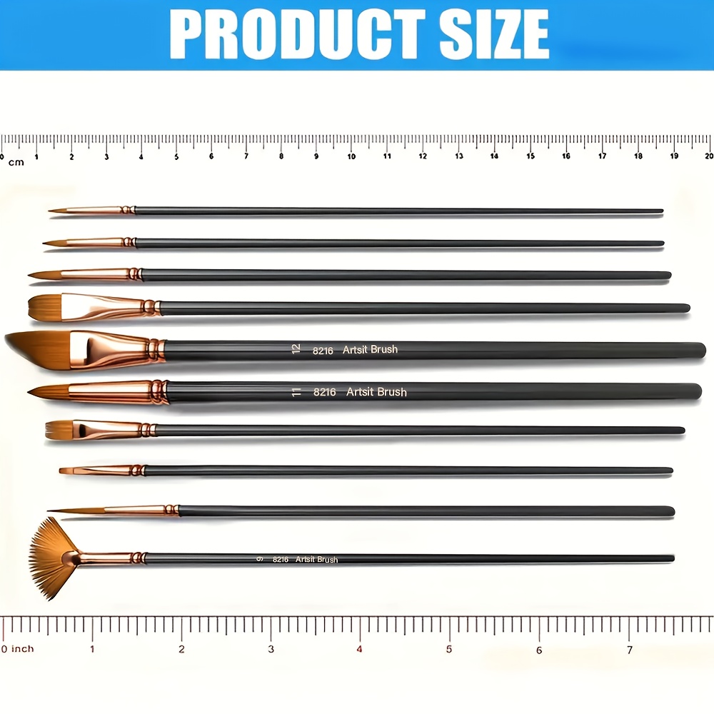 12개 전문가용 아티스트 페인팅 브러쉬 세트 - 오일, - Gouache Paint Set 리뷰 및 가격