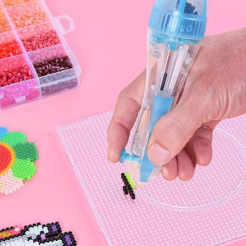 새로운! 퍼러 비즈 펜 DIY 도구 어린이 퍼즐 자동  - Art Craft Tools 리뷰 및 가격