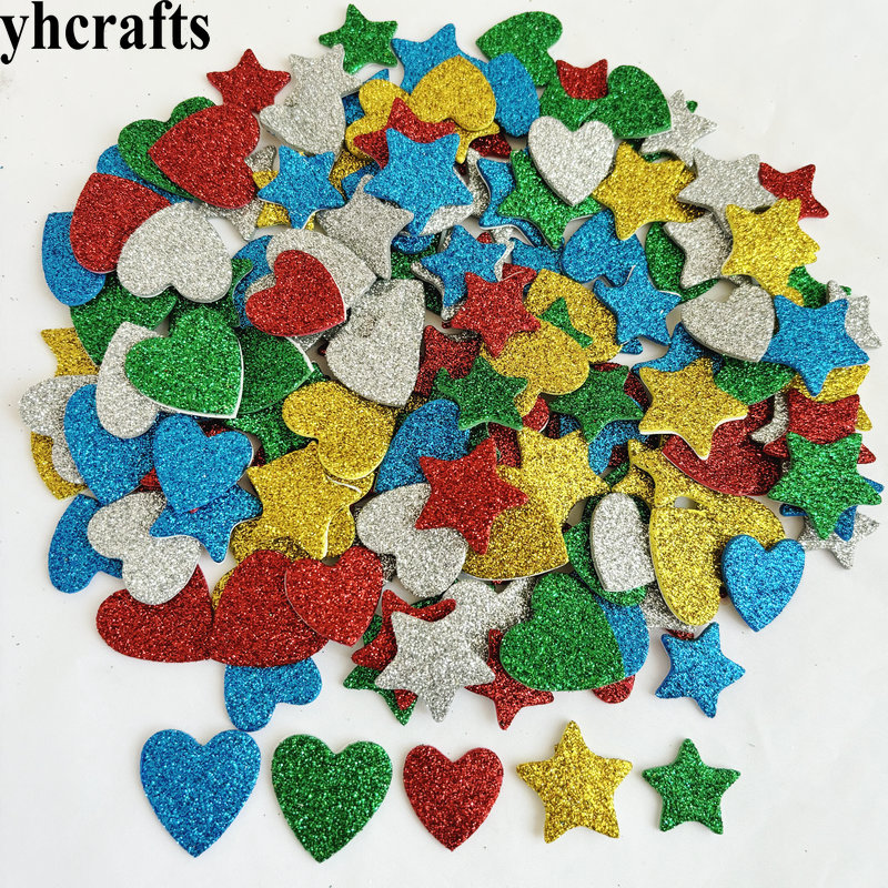 반짝이 별과 하트 폼 스티커, 크리스마스 실내 장식,  - Art Craft Kindergarten 리뷰 및 가격