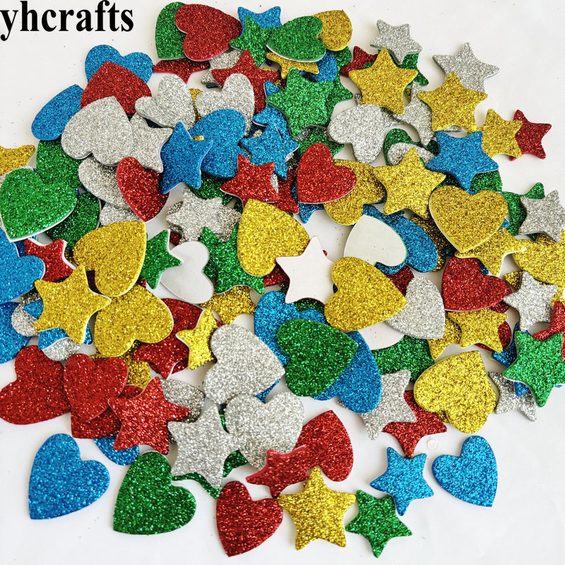 반짝이 별과 하트 폼 스티커, 크리스마스 실내 장식,  - Art Craft Kindergarten 리뷰 및 가격