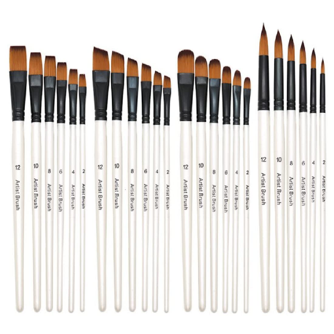 BOMEIJIA 페인트 브러시 세트 라운드 플랫 앵글  - Gouache Paint Set 리뷰 및 가격