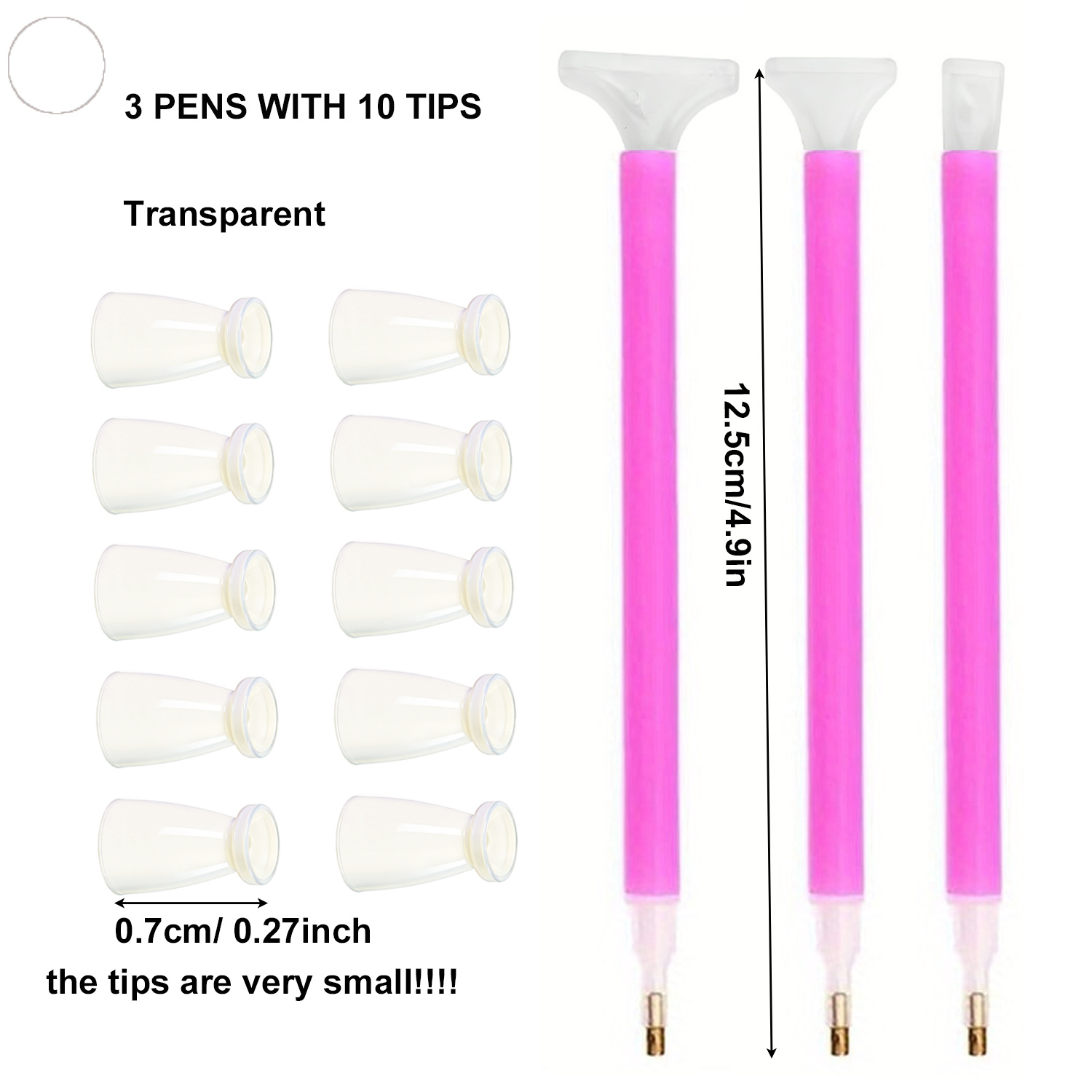 10개 실리콘 팁 & 3개 펜 다이아몬드 페인팅 펜 세 - Art Craft Kit 리뷰 및 가격