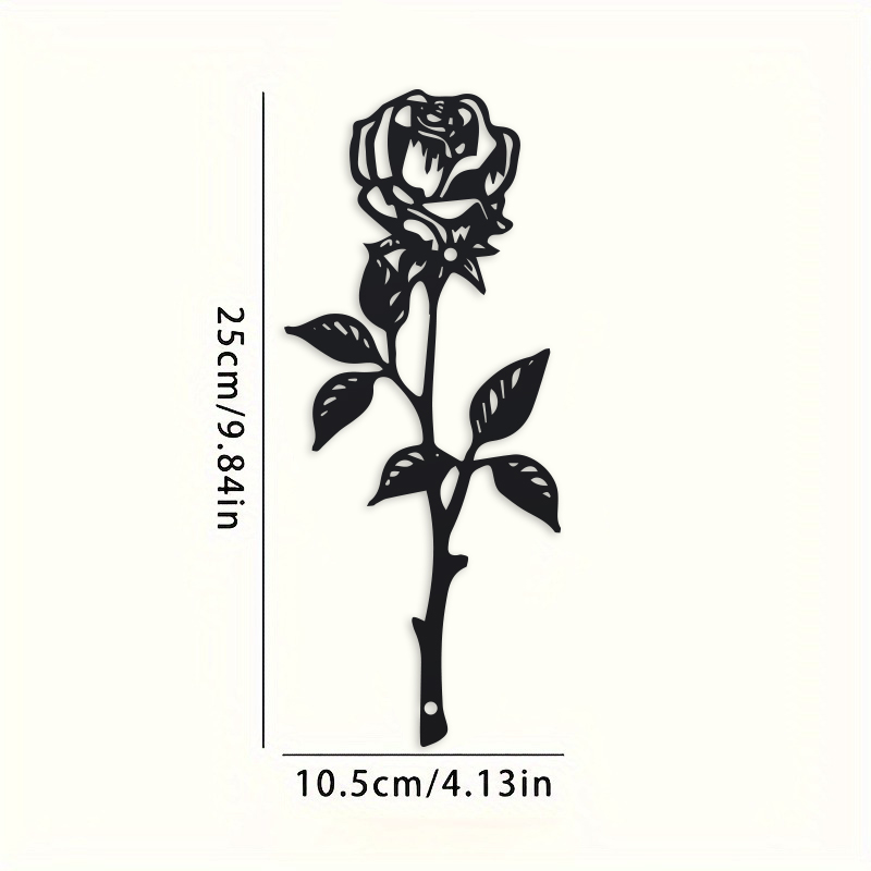 1개 금속 아트 데코 장미 벽걸이 장식품 - 집들이 선 - Art Craft Rose 리뷰 및 가격