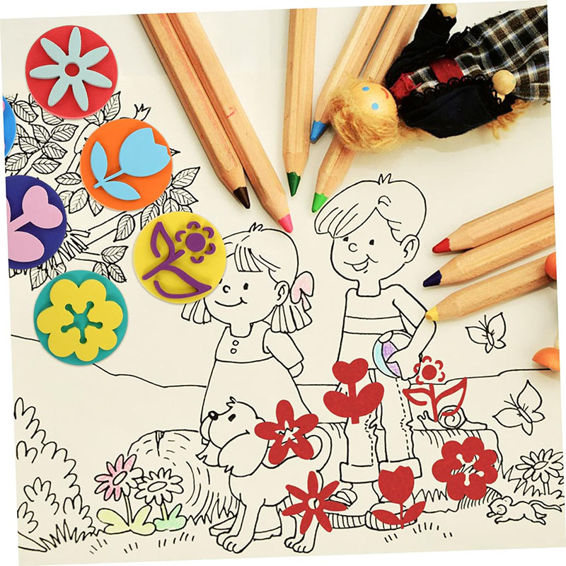 그림에 대 한 6 개/가방 거품 우표 귀여운 동물 미소 - Art Craft For 3 Year Old 리뷰 및 가격