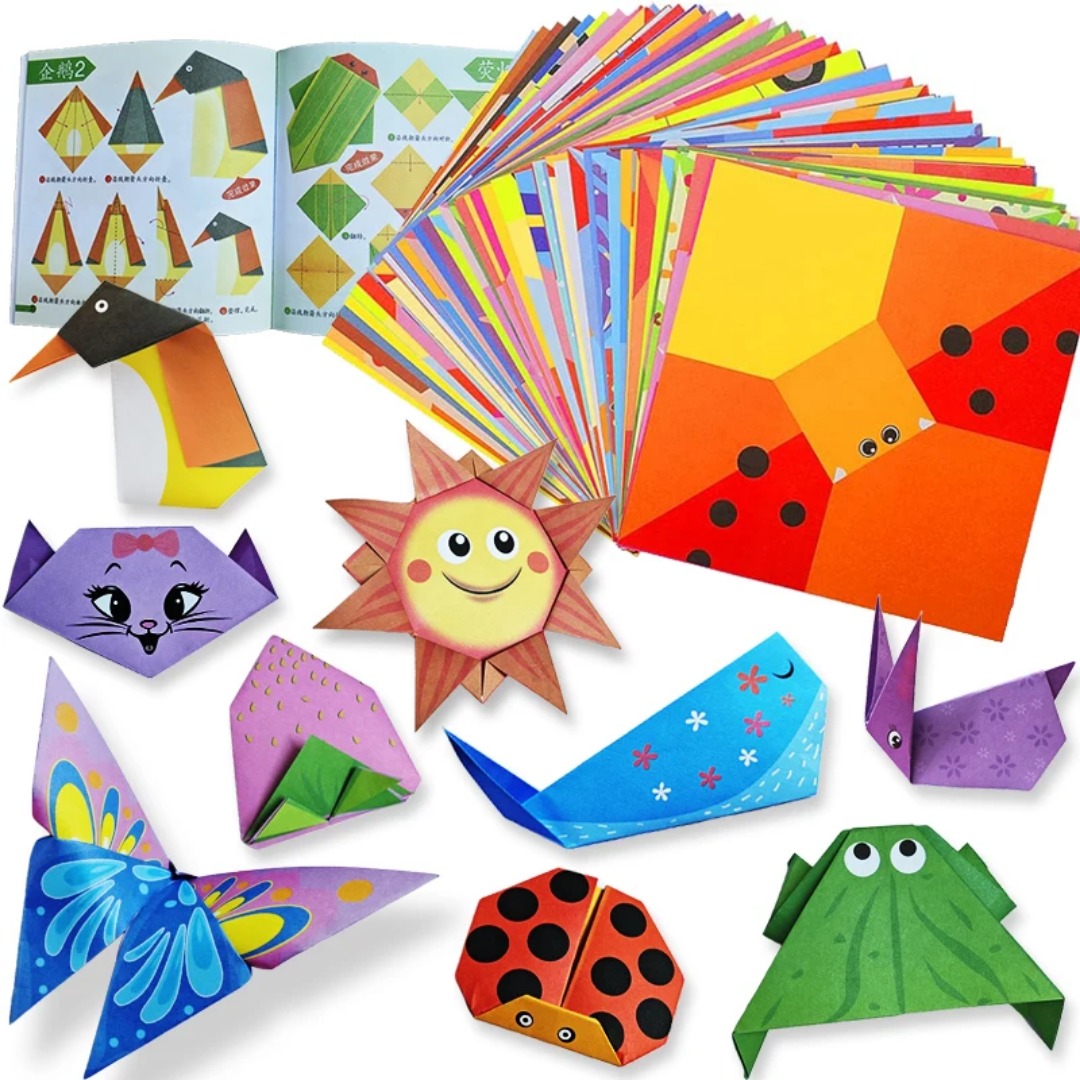 새로운 종이접기 키트 30장 종이접기 종이 공예 가이드 - Art Craft For Toddlers 리뷰 및 가격