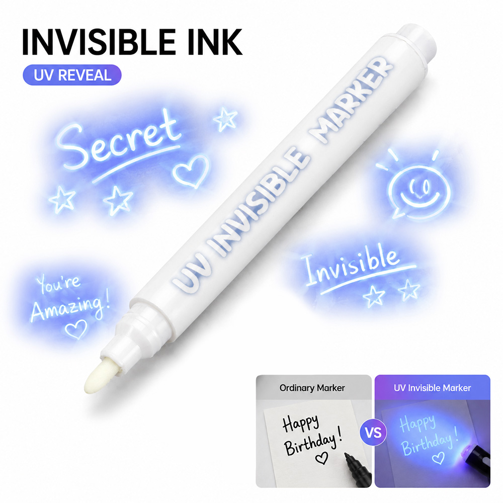 12Pcs UV 라이트 보이지 않는 마커 사라지는 잉크 - Light Art And Craft 리뷰 및 가격