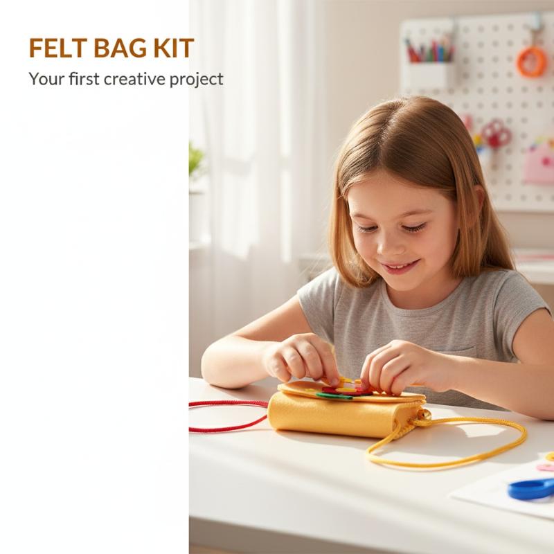 어린이 펠트 가방 만들기 키트 DIY 바느질 장난감 크 - Art Craft Kindergarten 리뷰 및 가격