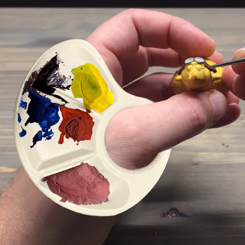 1/2pc 엄지손가락 팔레트 인체공학적 디자인 작고 부 - Art Craft Classes 리뷰 및 가격