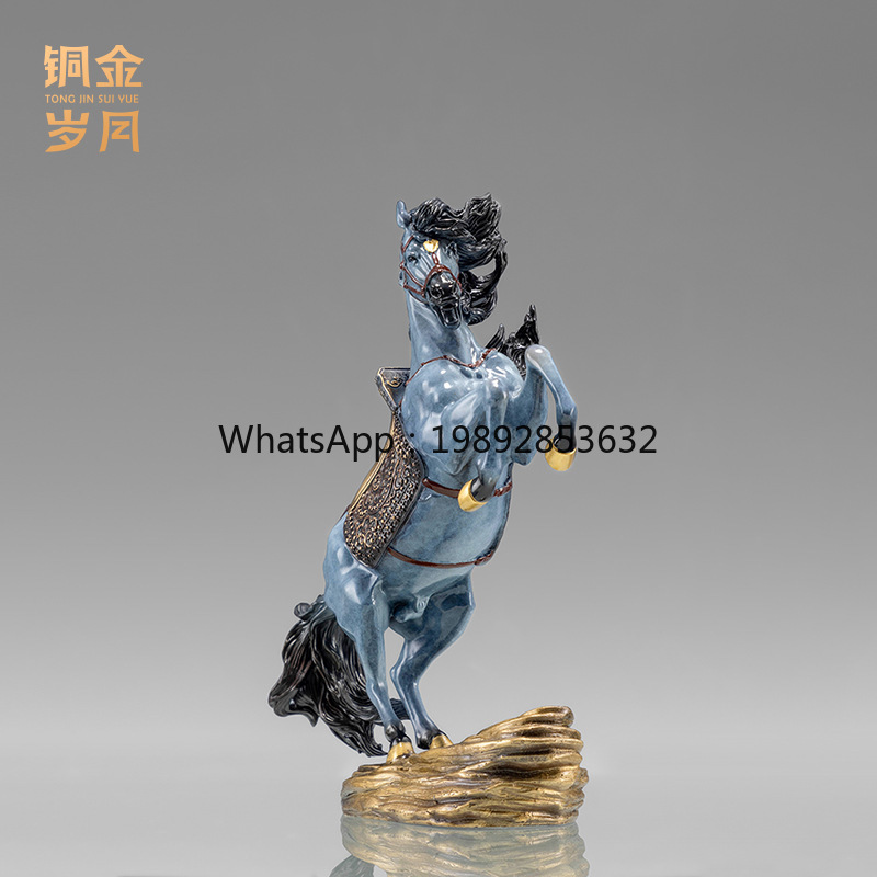 LYY 구리 예술 작업실 전쟁마 황동 장식품 황도대 말 - Art Craft Workshop 리뷰 및 가격